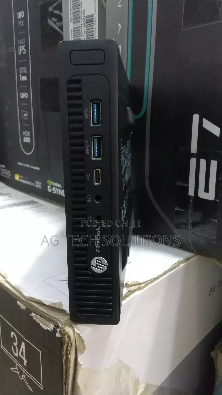 Desktop Computer HP EliteDesk 800 G3 8GB Intel Core I5 SSD 256GB
