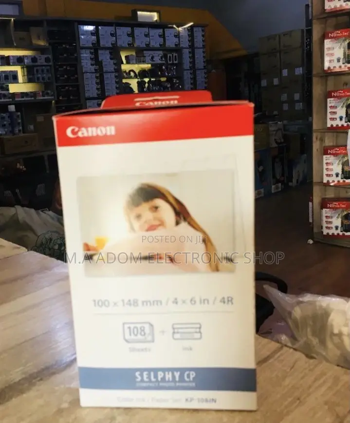 Shop Quality Canon RP-108 Colour Ink +100 X 148 Mm Paper Set