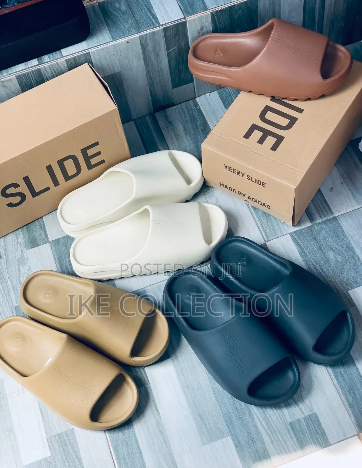Original Yeezy Slides in Box Available