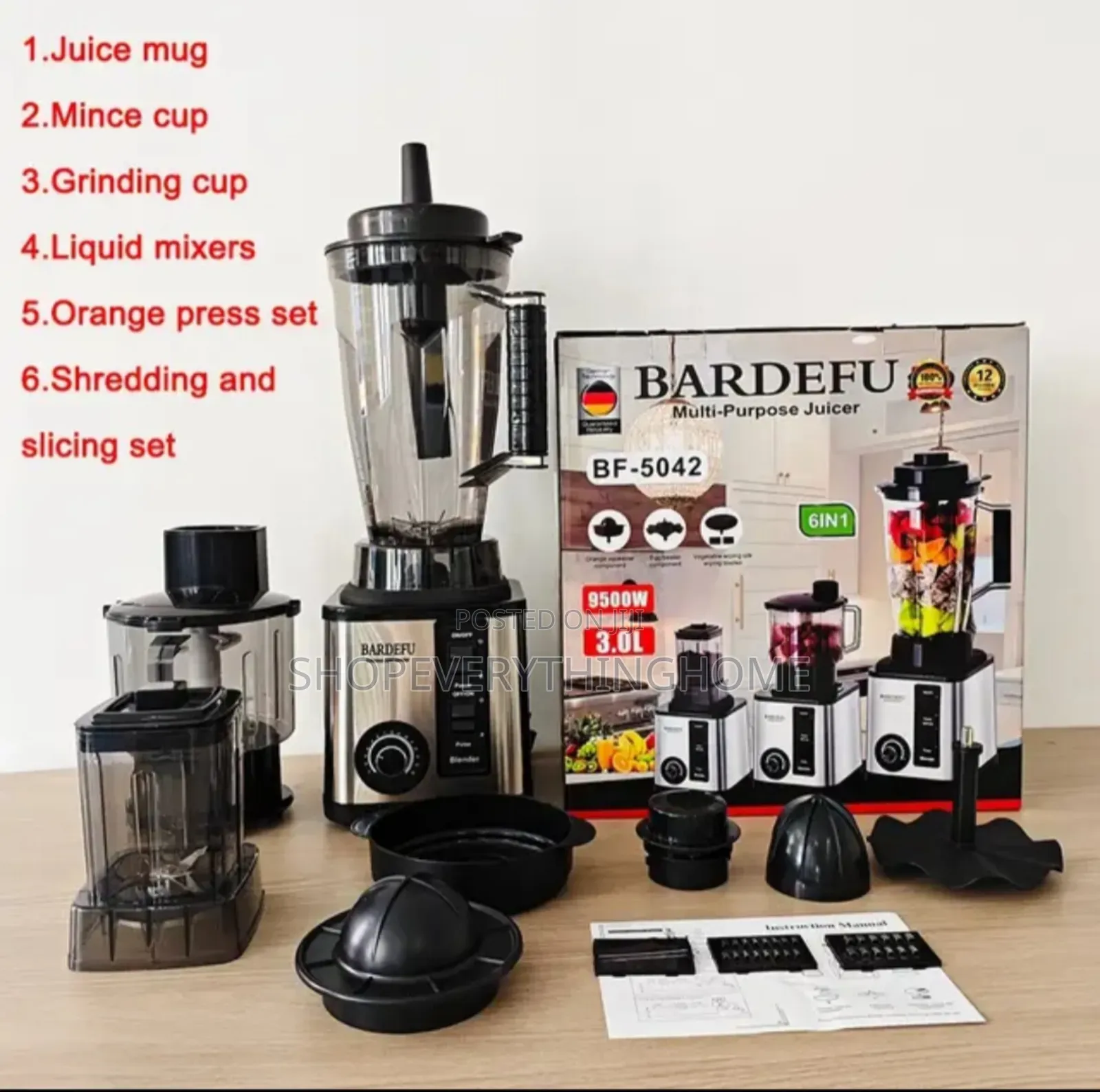 Bardefu Blender 6 in 1