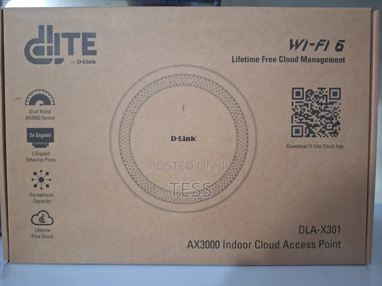 D-Link Dla-X301 Wifi-6 Cloud-Managed Ax3000 Access Point