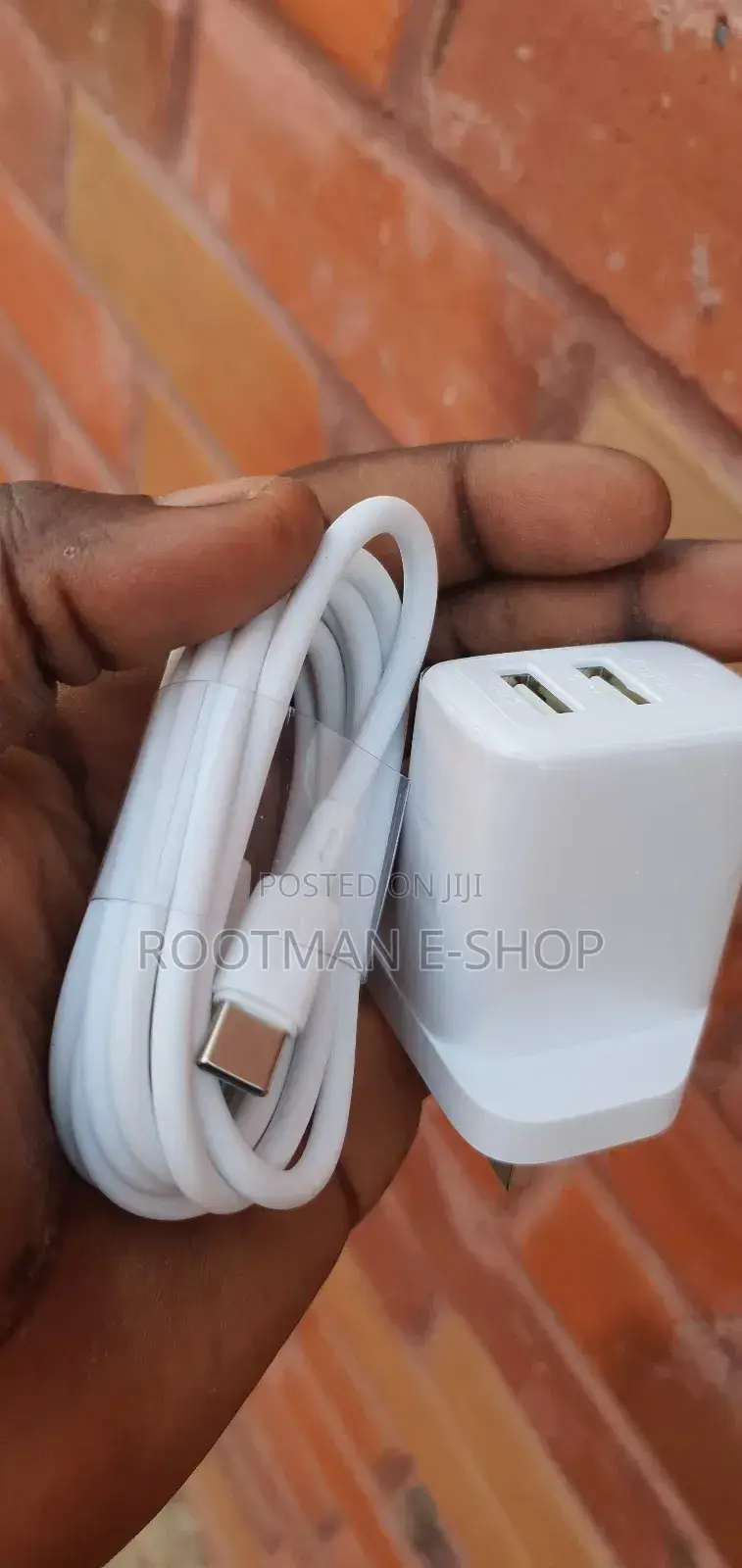Oraimo Fast Charger With Dual Port Plus Type-C Cable