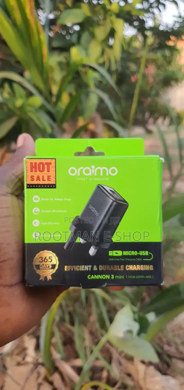 Oraimo Cannon 3 5w Wall Charger