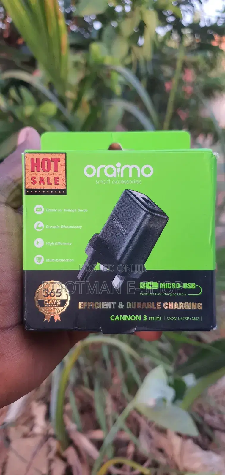 Oraimo Cannon 3 5w Wall Charger