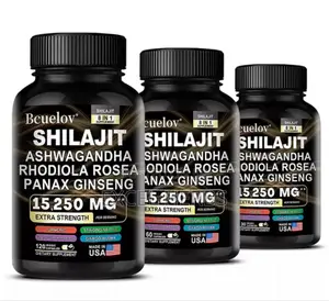 Shilajit Ashwagandha Rhodiola Rosea Panax Ginseng