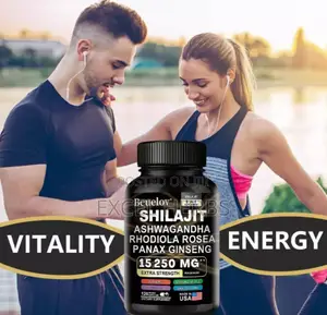 Shilajit Ashwagandha Rhodiola Rosea Panax Ginseng