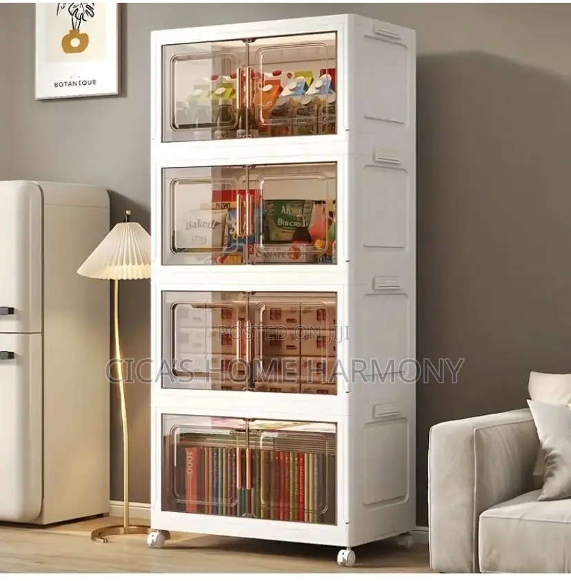 Tough 4 Tier Stackable Storage Organizer
