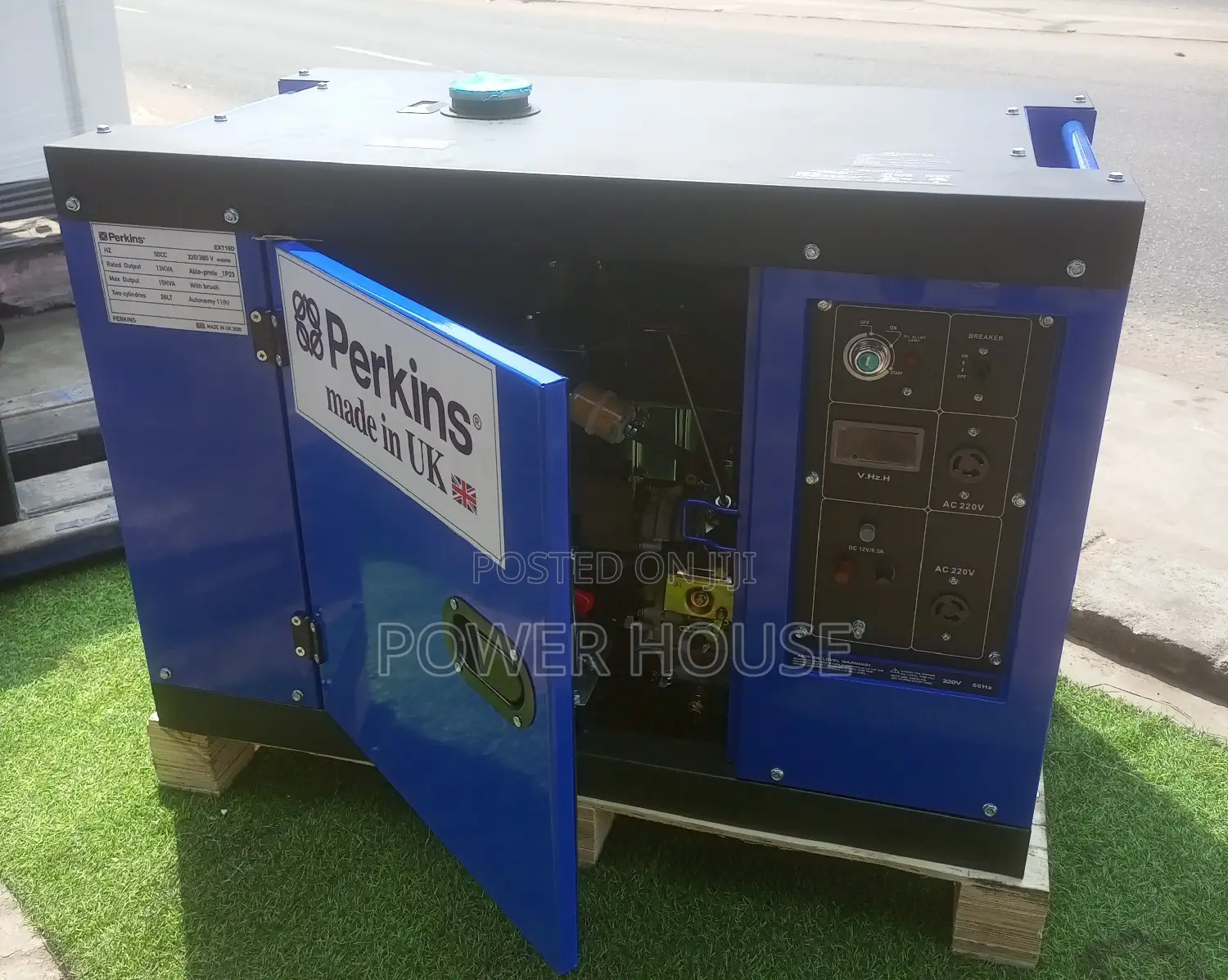 Lengthy Blue Door Diesel Generator 15kva 230v 1650w by UK