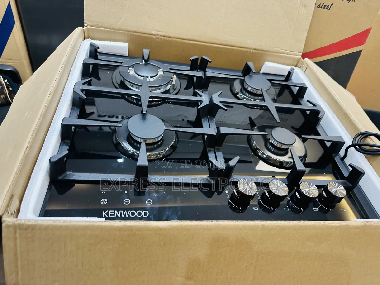 Ultra Modern Steel 4burner Gas Inbuilt Kenwood