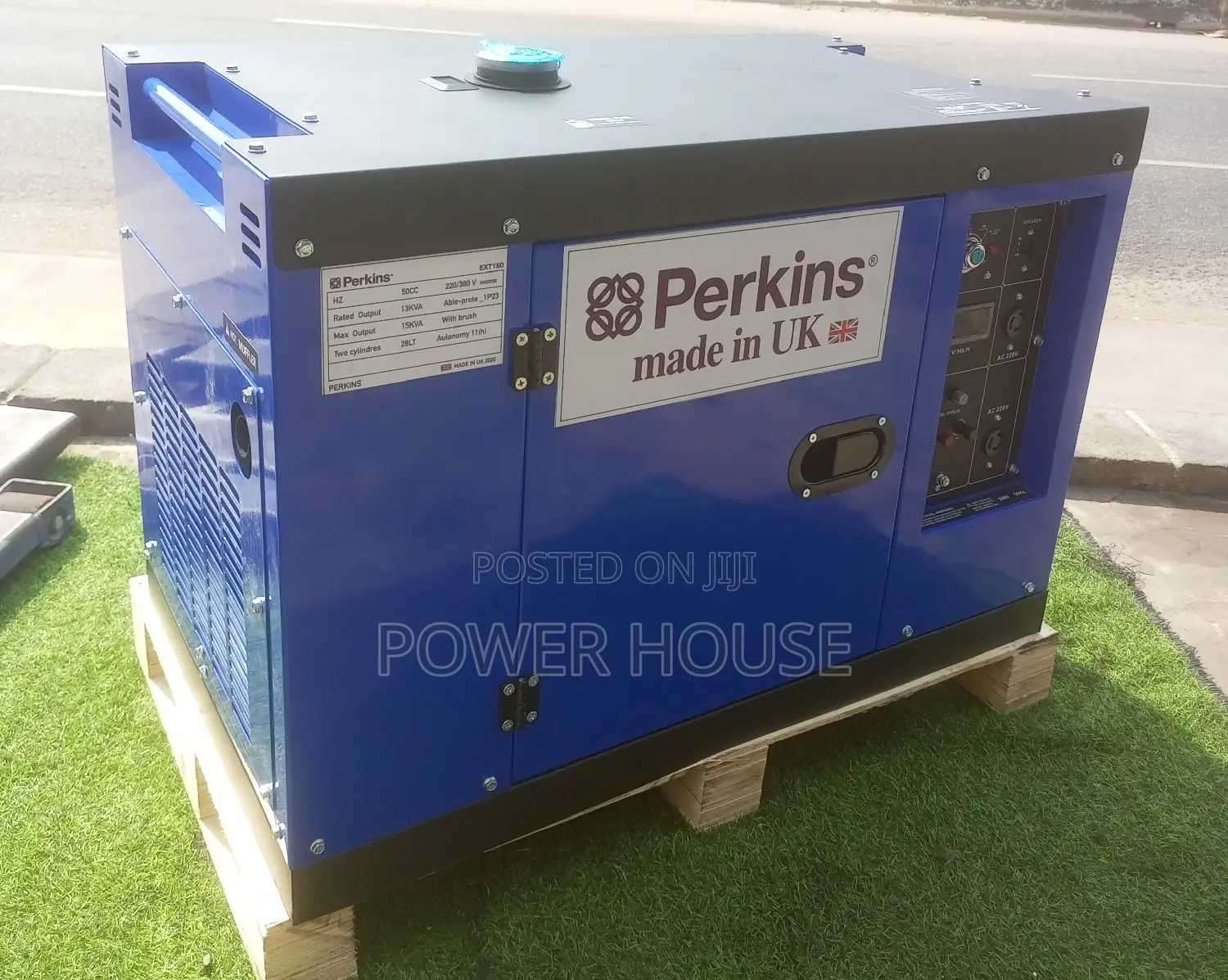 Quality Blue Perkins Generator 15kva 1650w 230w UK Generator
