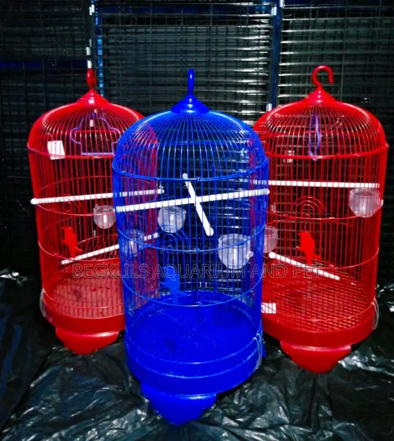 Long Round Parrot Cages