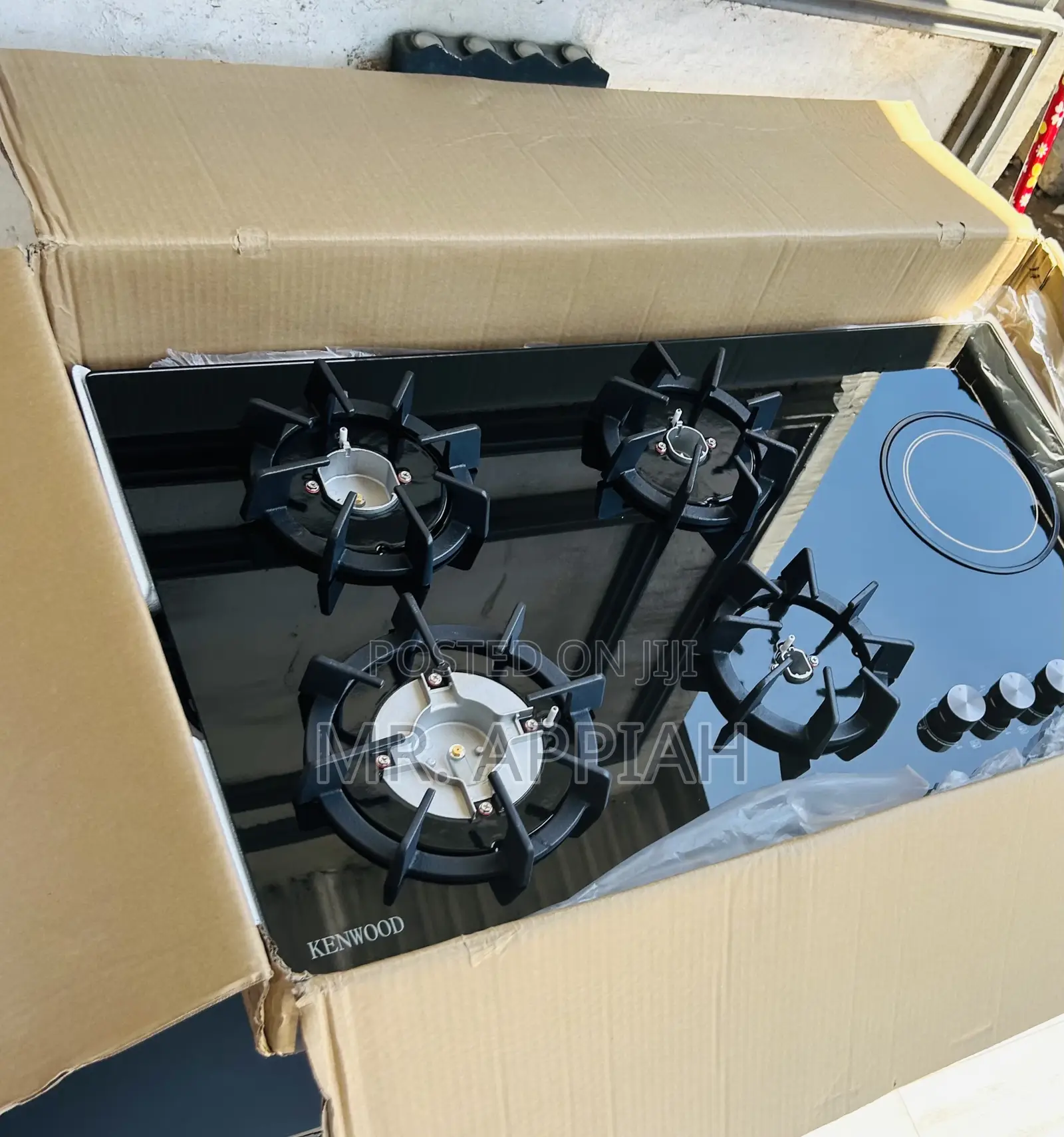 Shop Original a Kenwood 4 Gas + 1 Electric Cooker(Black).