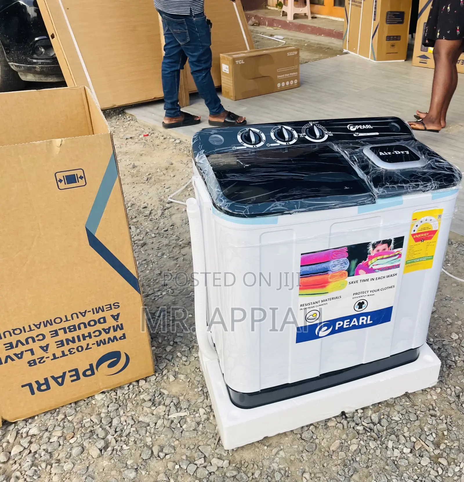 Get Authentic Pearl 7kg Semi-Auto Washing Machine.