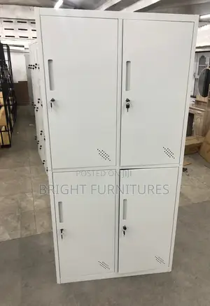Office Cabinet With Four (4) Lockers