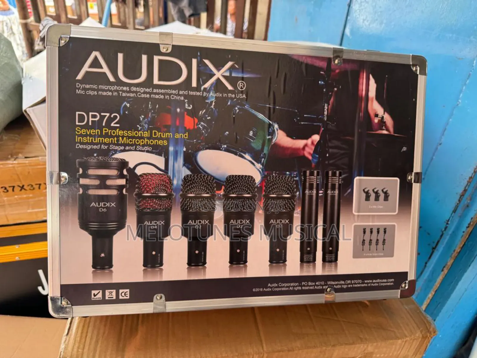 Audix Dp72 Seven Professional Drum and Instrument Microphone