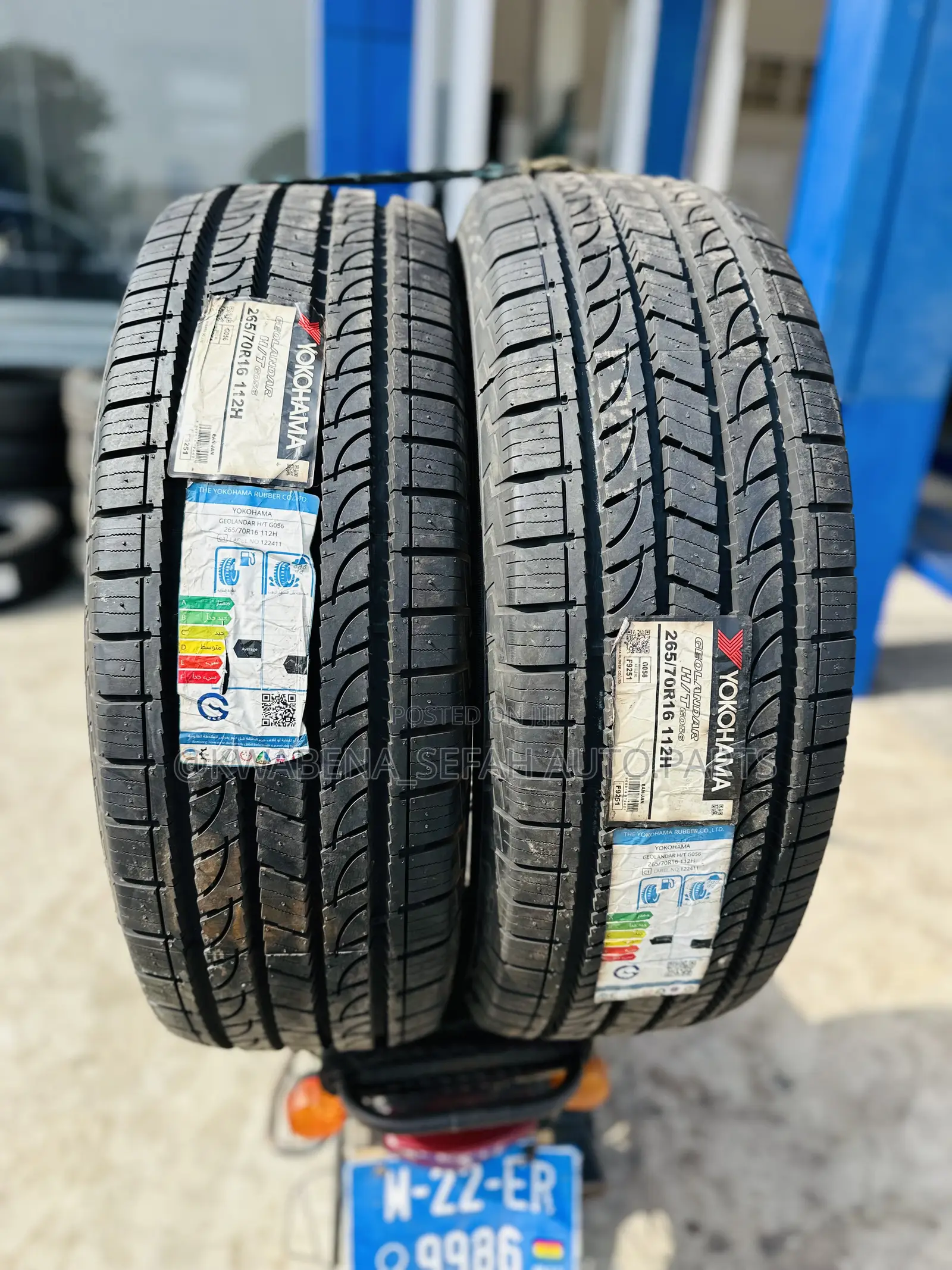 Original Yokohama 265/70r16 Tyres Available for All Cars