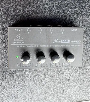 Behringer Ha400 Headphone Amplifier [4-Channel]