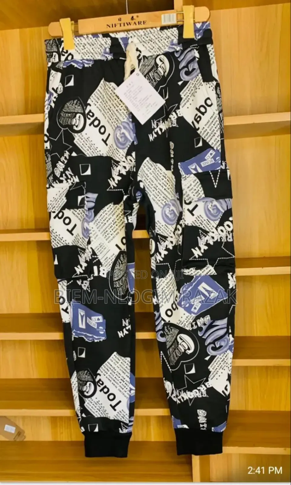 Hard Free-leg Cargo Sweatpants Available In Stock