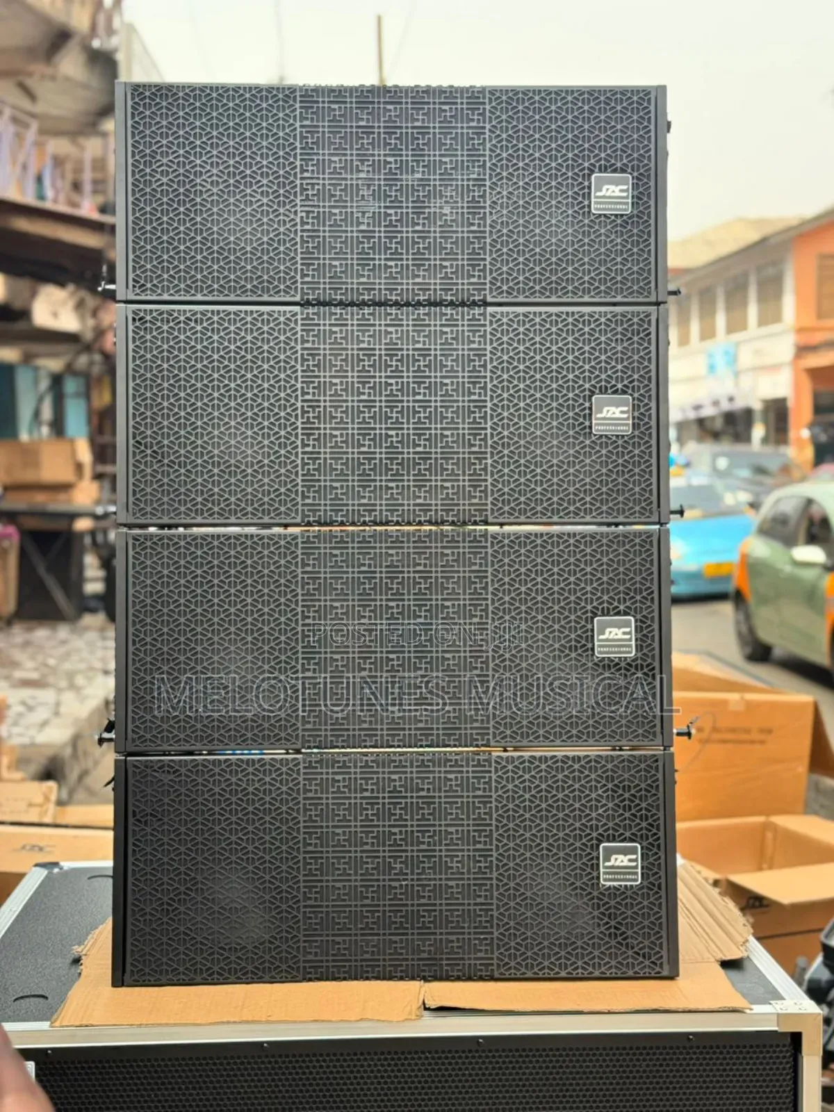 Jac 2pairs of 12inches Line Array Speakers