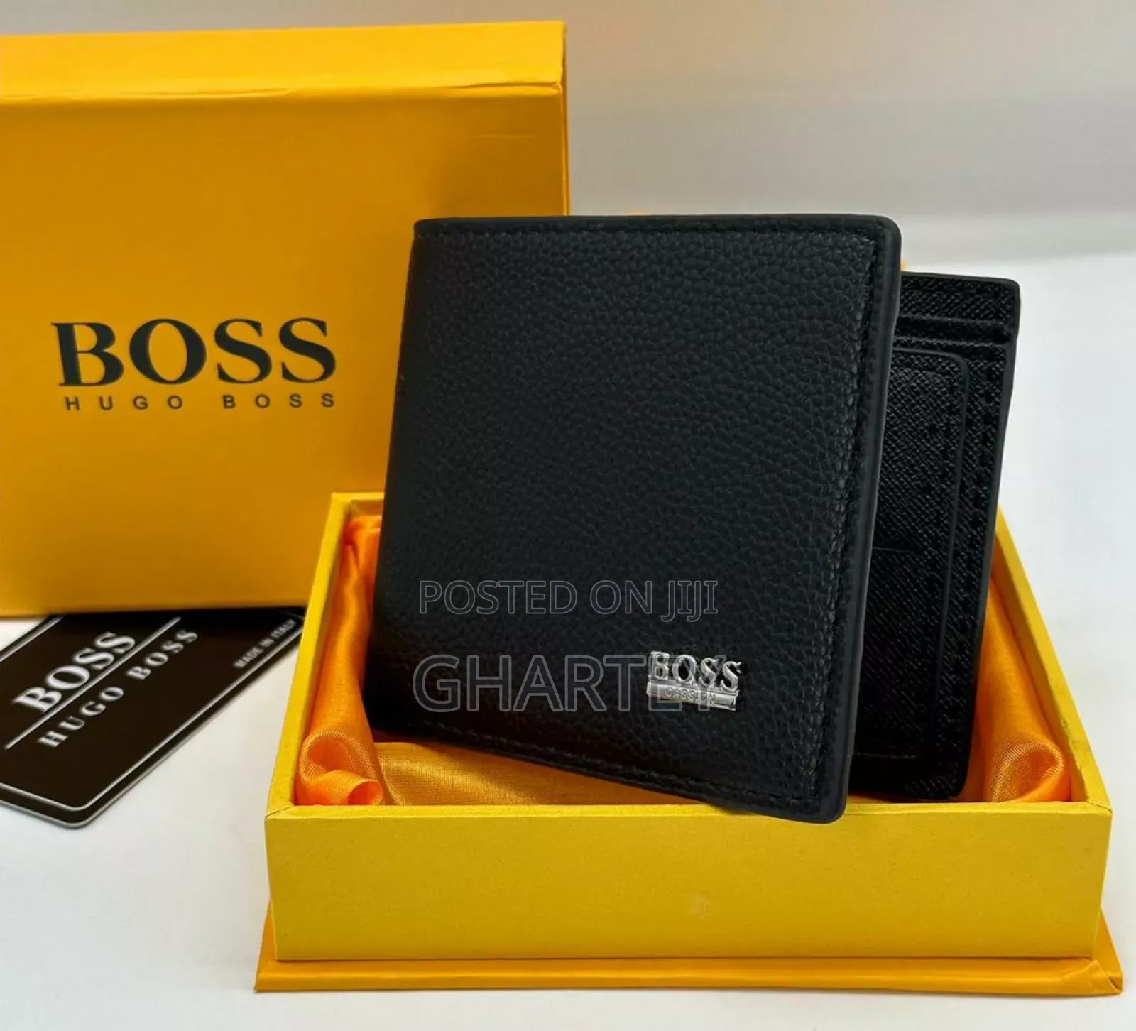 Hugo Boss Mens Leather Genuine Wallet