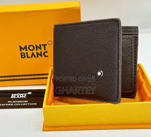 Mont Blanc Quality Leather Men's Wallet