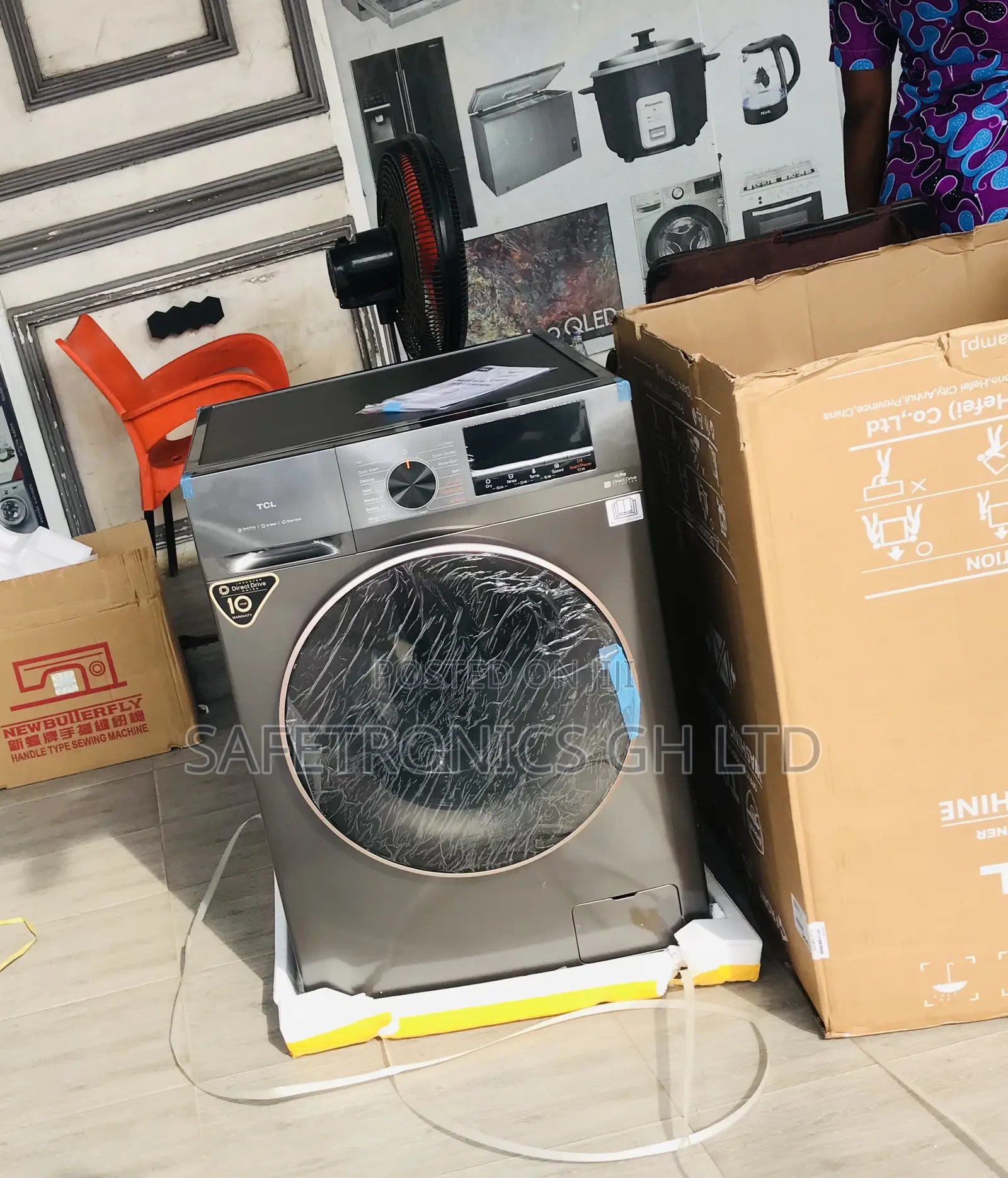 Newly Updated TCL Fullauto 11kg Frontload Inverter Washer