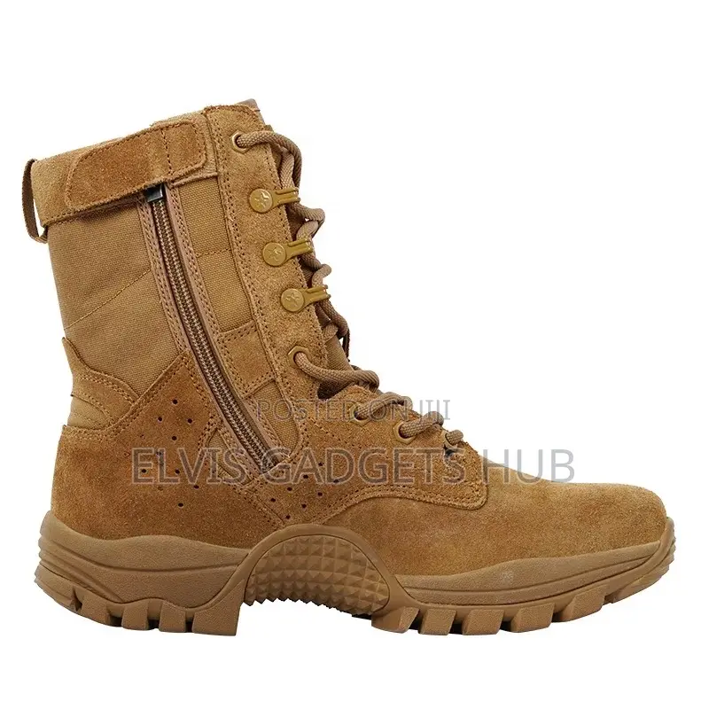 Men's Cowhide Military Tactical Combat Boot