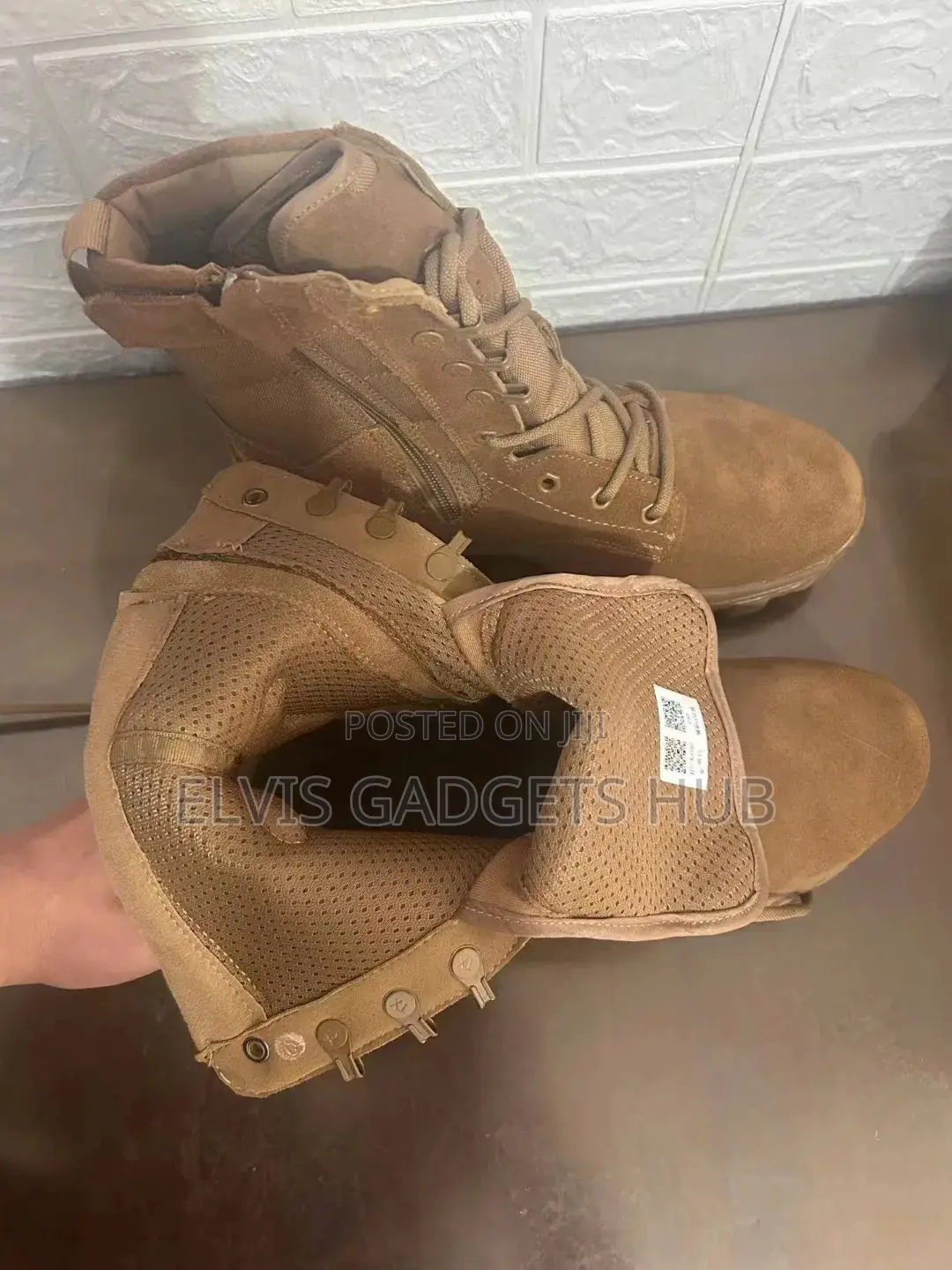 Men's Cowhide Military Tactical Combat Boot