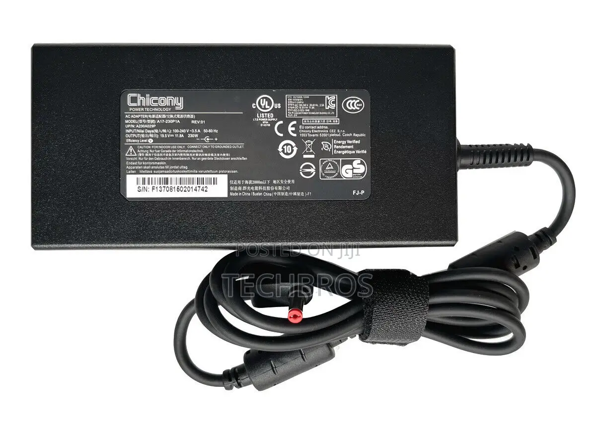 Original Acer Nitro | Predator Helios 230w Charger Complete