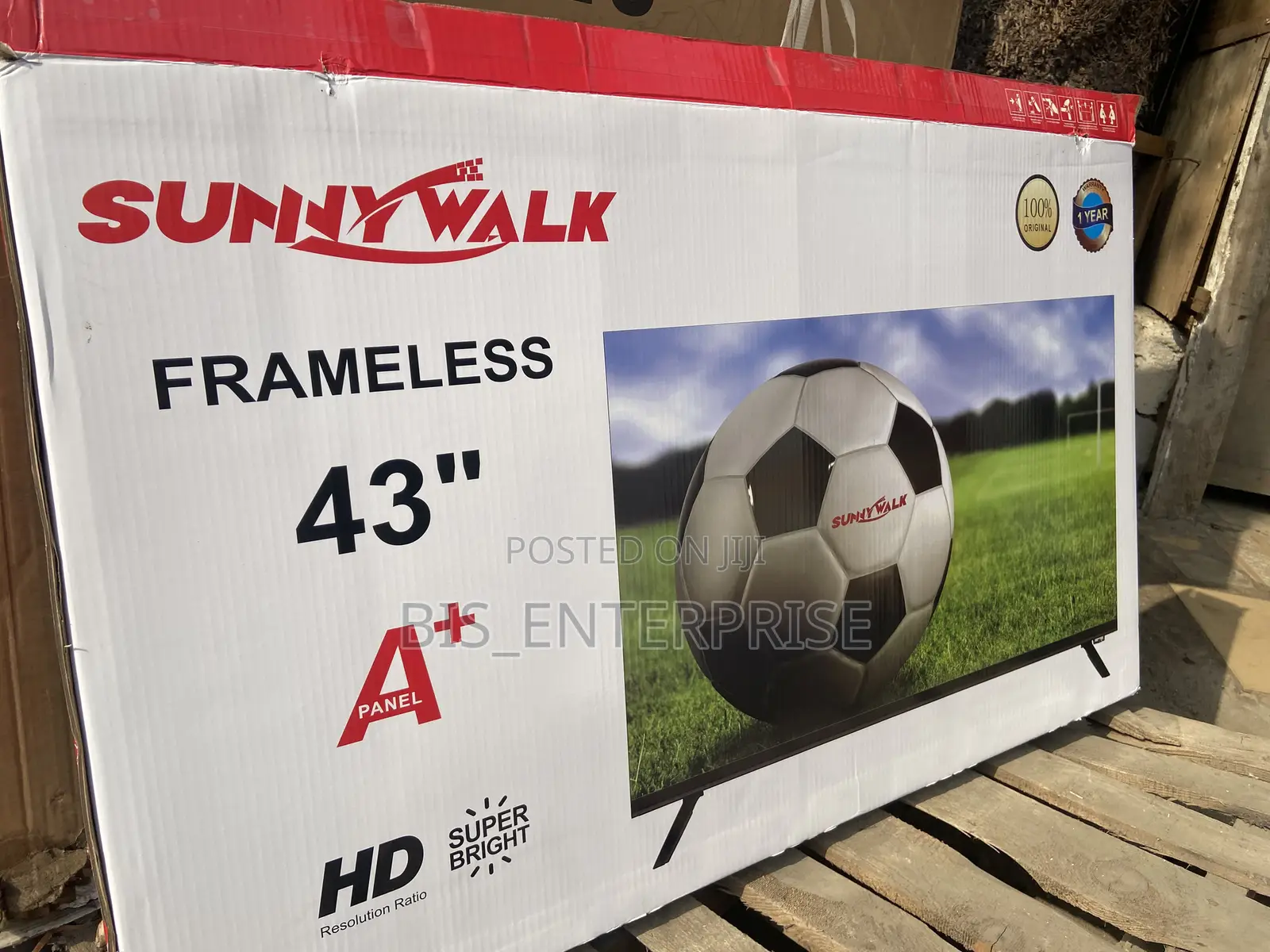 Sunny Walk 43” Frameless Hd Super Bright