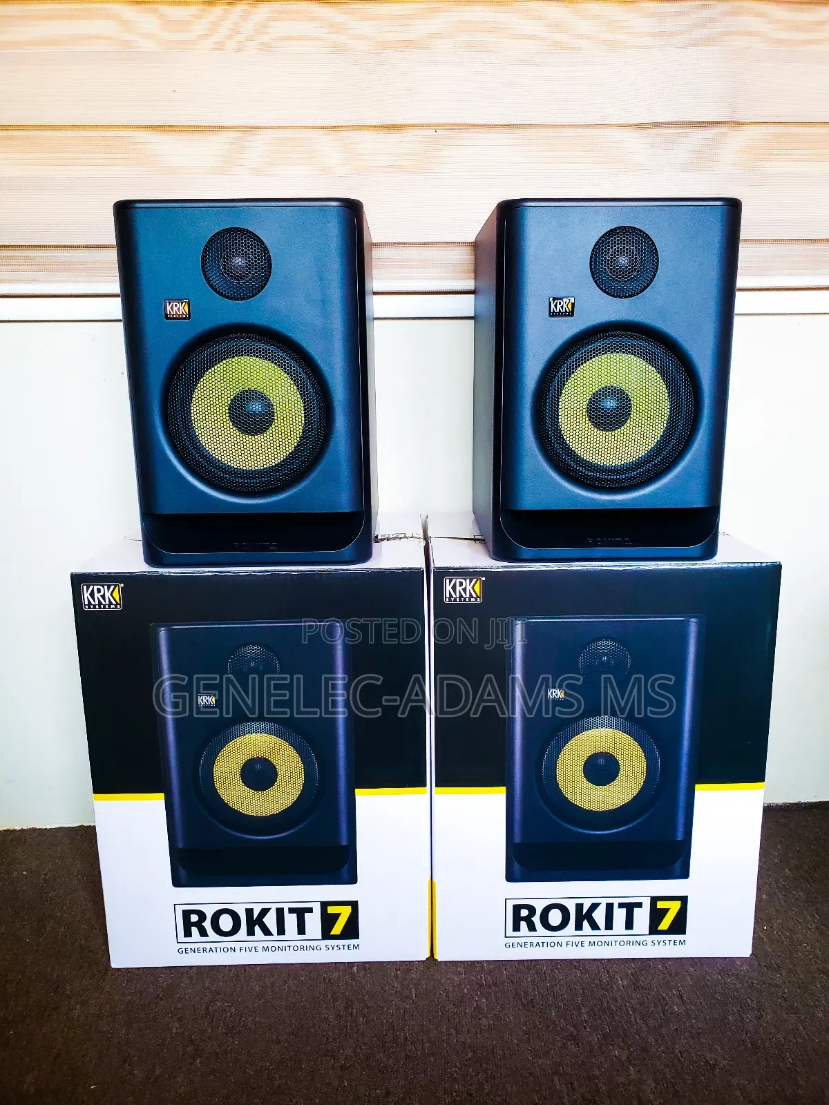 Original KRK Rokit Rp7 G5 Pair Latest Version Monitor