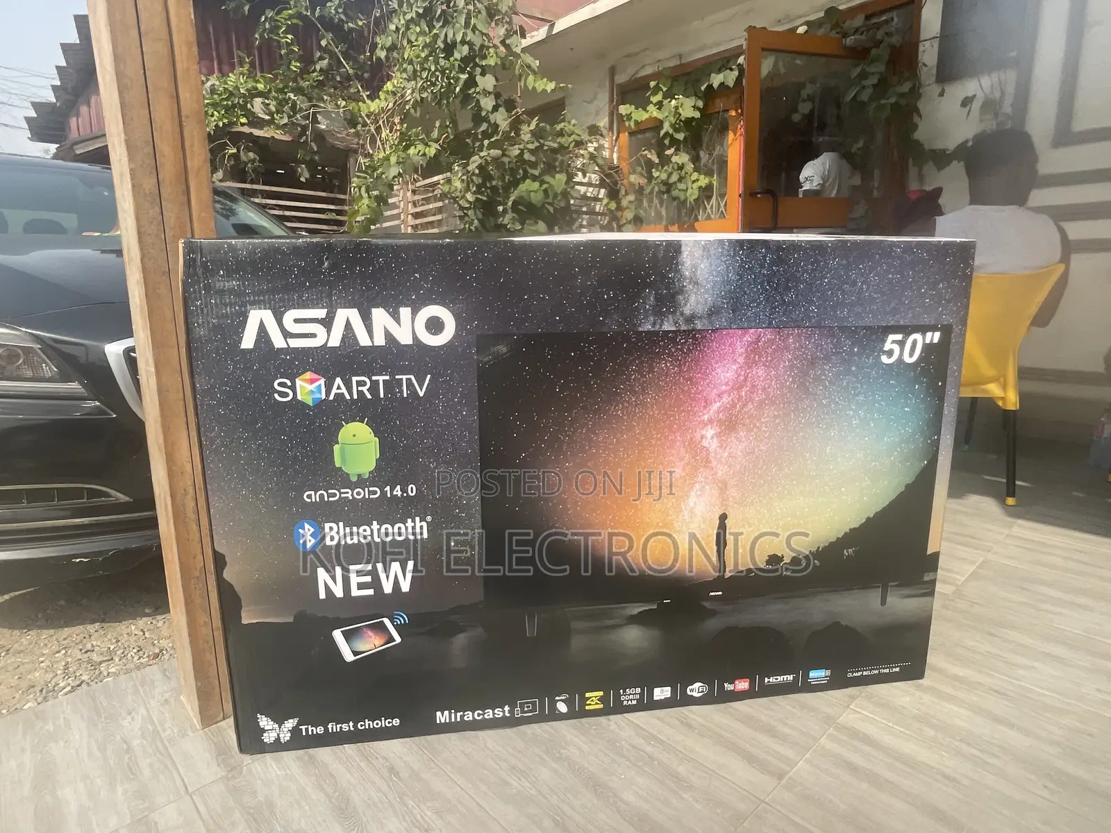 Get Unlimited Smart App On>> Asano 50′′ UHD 4K Smart LED TV