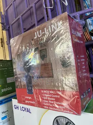 Ju-Link Wall Fan 16”