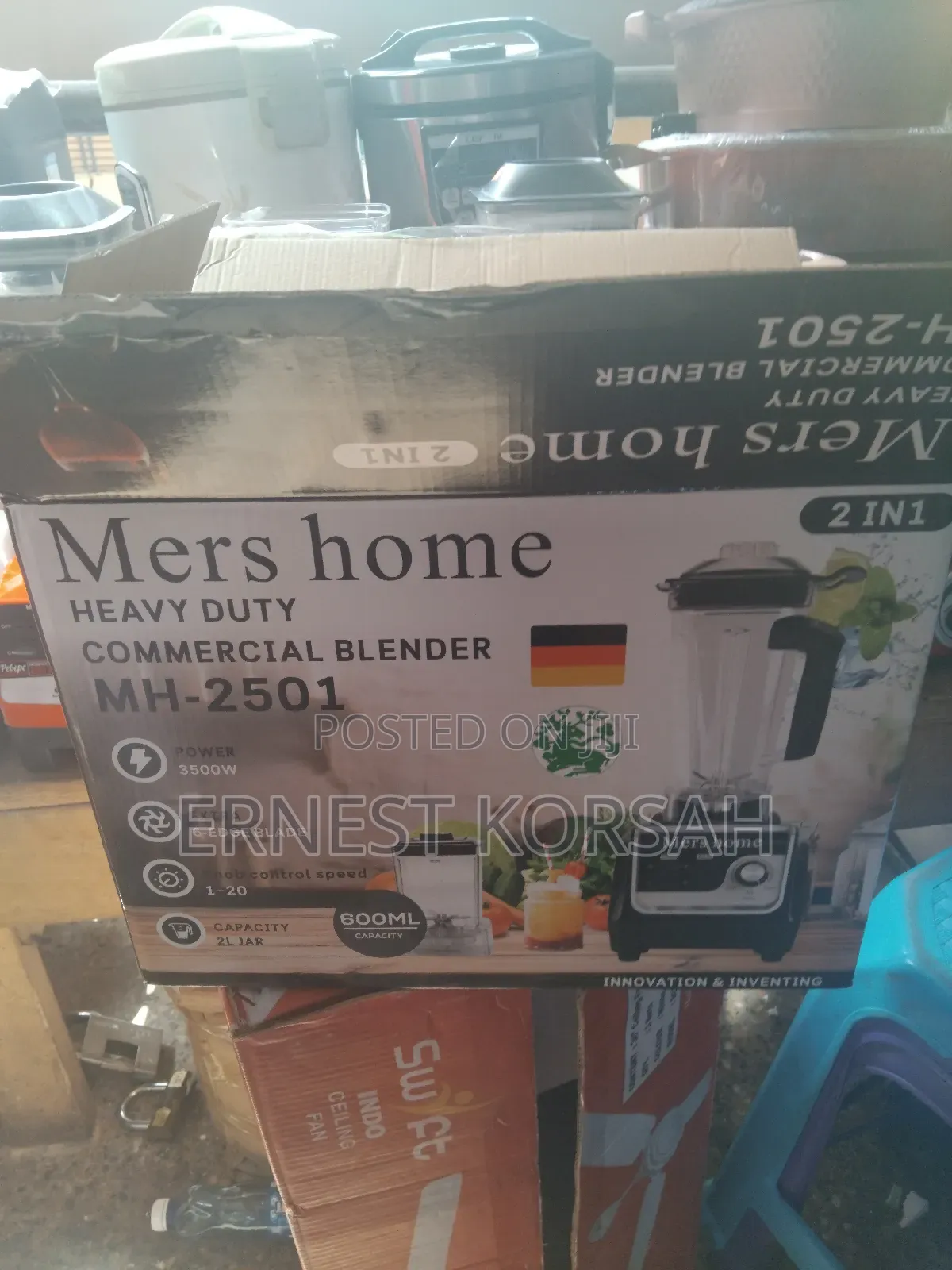 2 in 1 Heavy Duty Commercial Blender