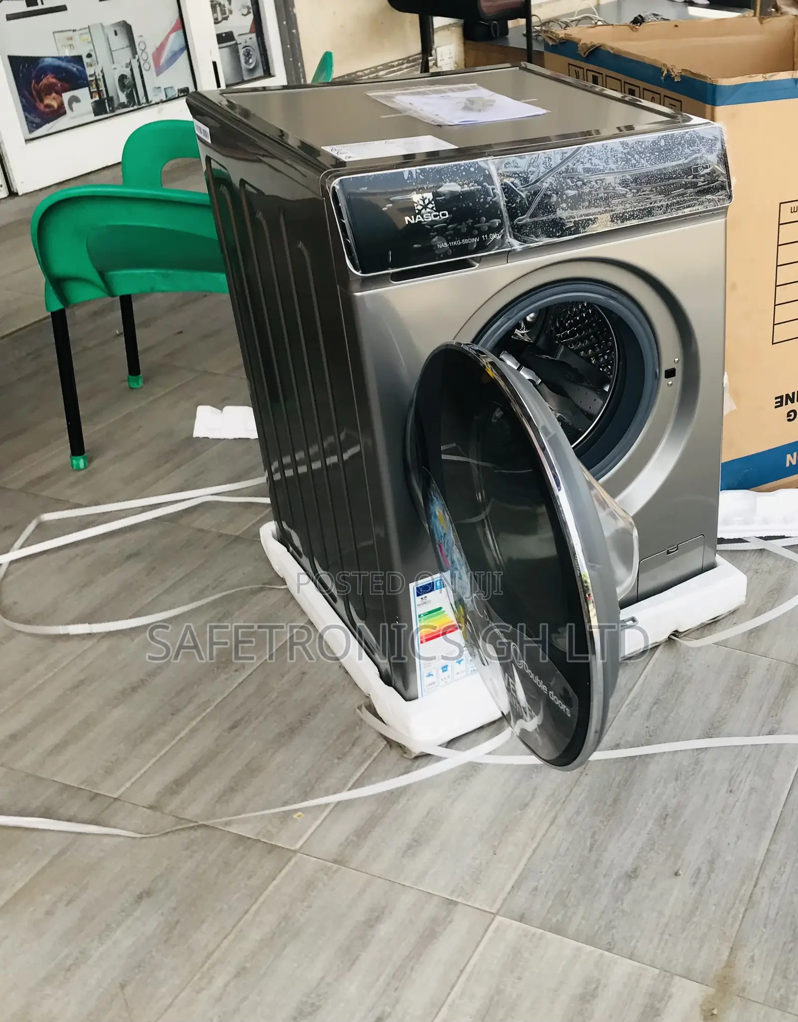 Fully Automatic Inverter Nasco 11kg Frontload Washingmachine