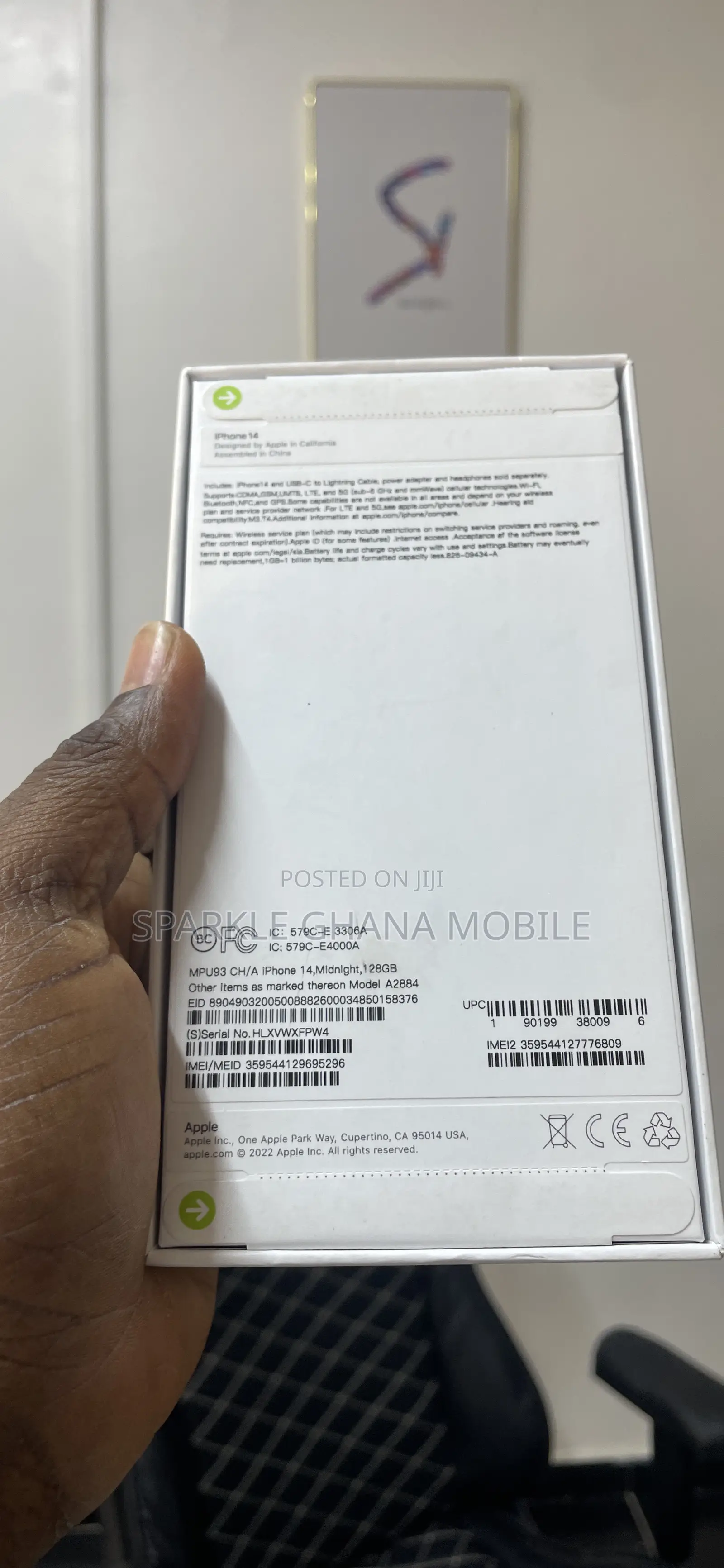 New Apple iPhone 14 128 GB Black