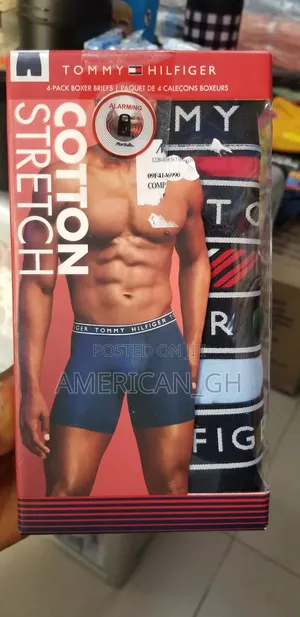 Tommy Hilfiger Cotton Stretch 4 Pack Boxer Briefs