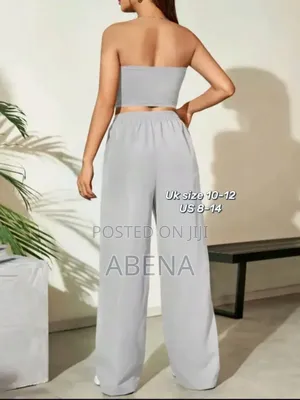Sheath Top Cargo Pants 2-Piece Set