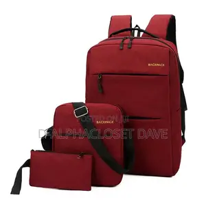 Backpack School / Laptop Bag - Red