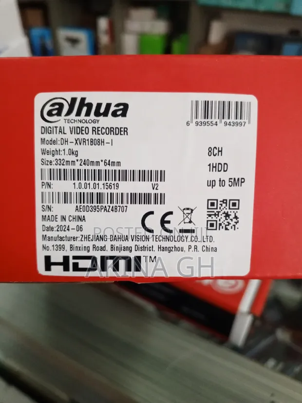 Dahua Hdcvi Wizsense 8ch DVR 5mp Dh-Xvr1b08h-I 2