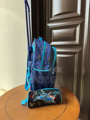 Kids Boys Blue Trolley Bags