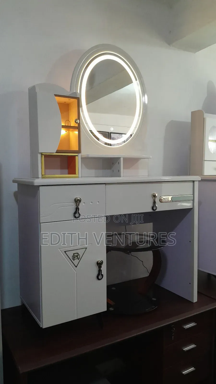 Dresser With a Lighting Effect on the Surface