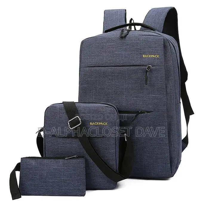 Laptop Backpack - School Bag - Blue