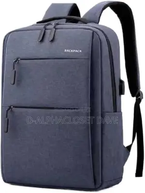 Laptop Backpack - School Bag - Blue