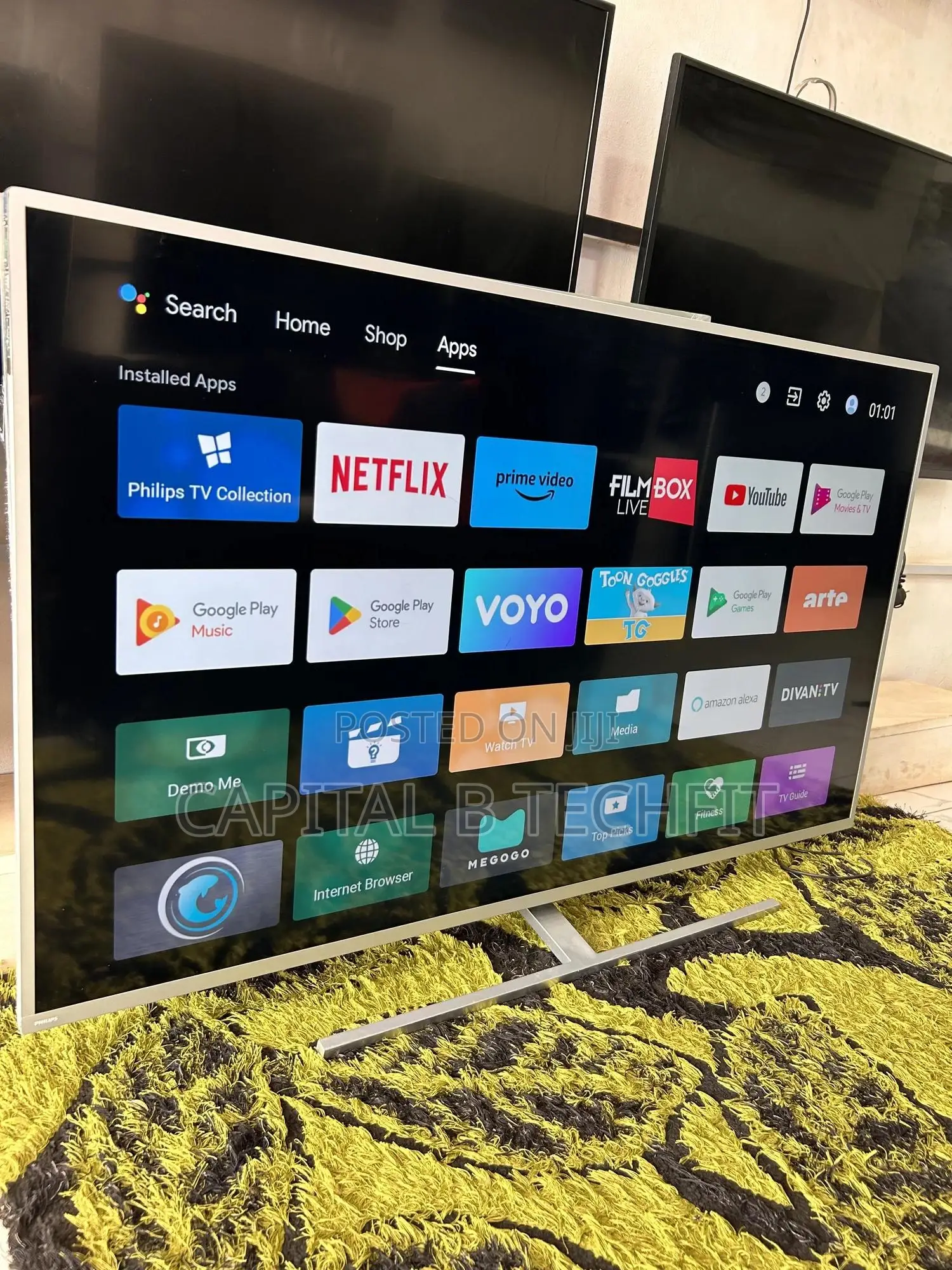 55inches Full Digital Satellite Android Smart Phillps Tv