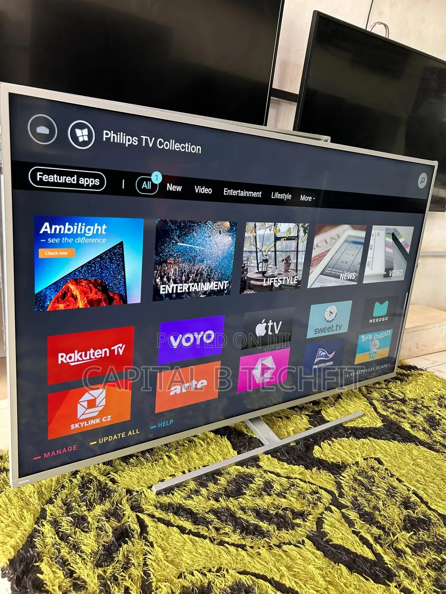 55inches Full Digital Satellite Android Smart Phillps Tv