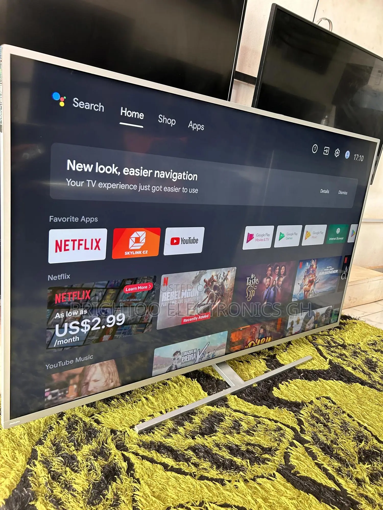 55inches Full Digital Satellite Android Smart Phillps Tv