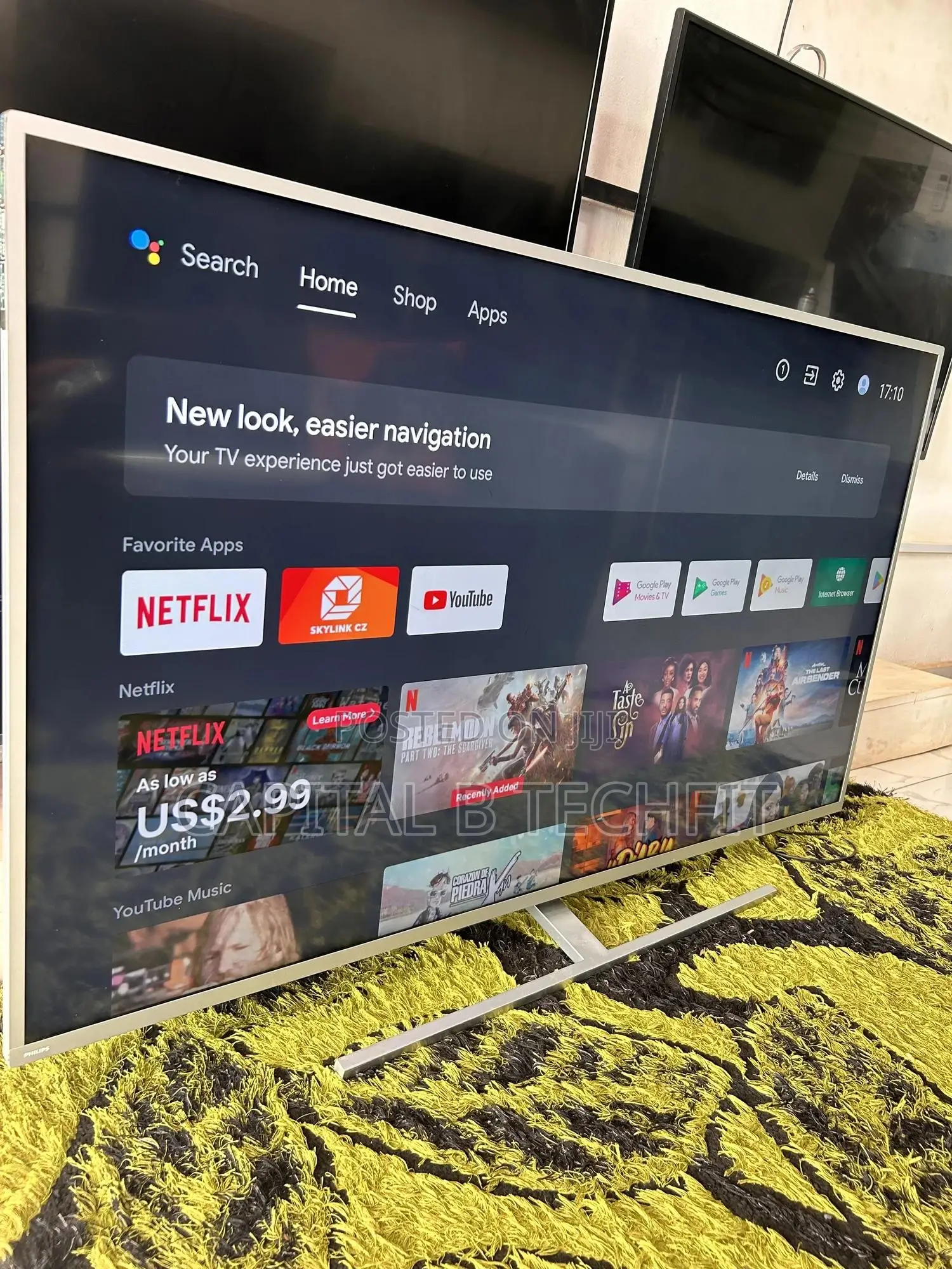 55inches Full Digital Satellite Android Smart Phillps Tv