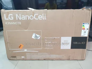 New 43"Nanocel Lg Uhd HDR Smart Satellite Tv