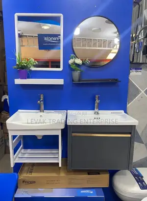 Small Cabinet Basin, 35cm Wooden Basin